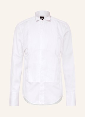Boss Smokinghemd Hank Slim Fit weiss