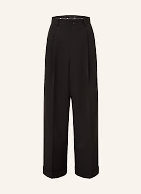 Dolce & Gabbana Hose Regular Fit Mit Galonstreifen schwarz