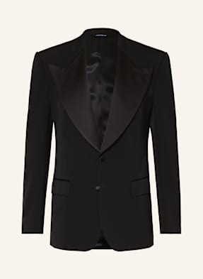 Dolce & Gabbana Smokingové Sako Regular Fit černá