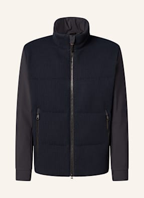 Strellson Jacke Flex Knit Im Materialmix blau