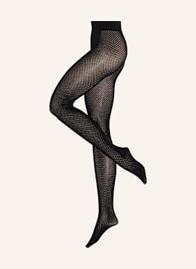 Wolford Punčocháče Cotton Dot 7005 black