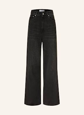 Ganni Wide Leg Jeans schwarz