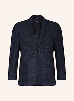 Zegna Žerzejové Sako Regular Fit tmavě modrá