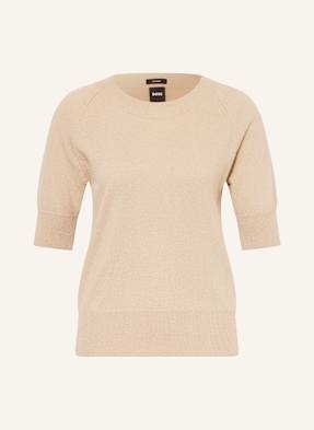 Boss Strickshirt Favlova Aus Cashmere beige