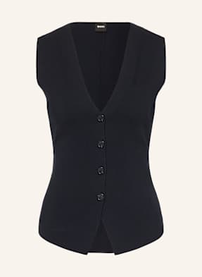 Boss Strickweste Fylvie blau