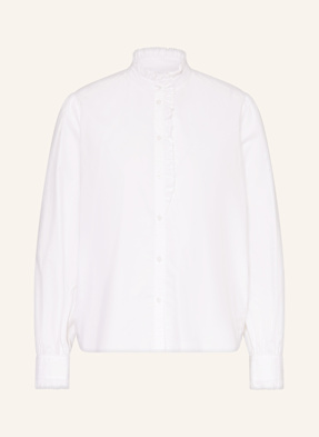 Boss Bluse Banny Mit Rüschen weiss