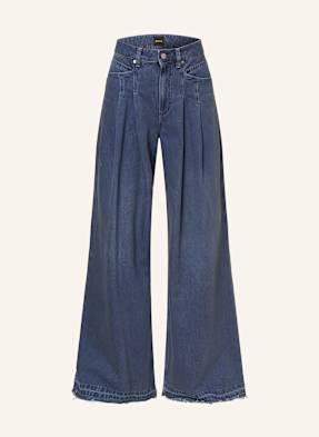 Boss Wide Leg Jeans Slouchy grau