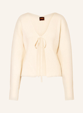 Boss Strickjacke Fumm weiss