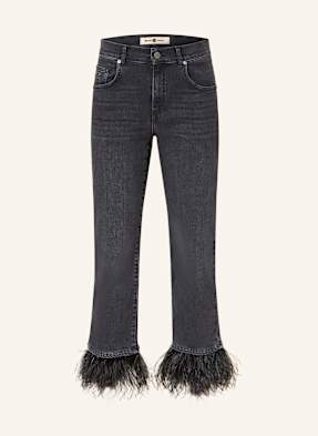 Riani Cropped Džíny 969 dark grey used wash