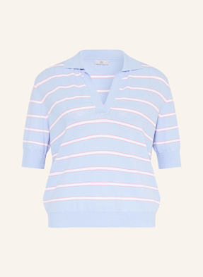 Riani Strick-Poloshirt blau
