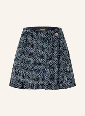 Marc Cain Tvídová Sukně Se Šortkami 357 vintage indigo