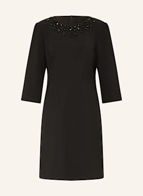 Marc Cain Kleid Mit 3/4-Arm Und Schmucksteinen schwarz