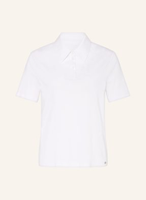 Marc Cain Jersey-Poloshirt weiss