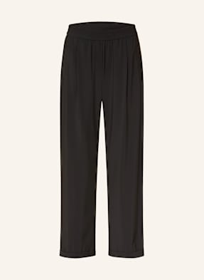 Marc Cain 7/8 Kalhoty S Galonovými Pruhy 900 black