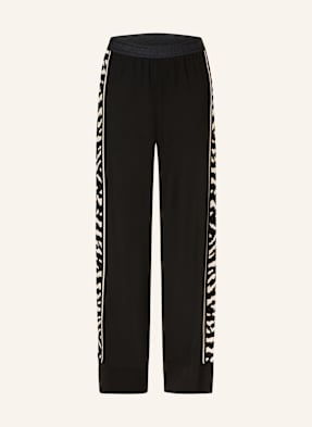 Marc Cain Sweatpants Welkom Mit Galonstreifen schwarz
