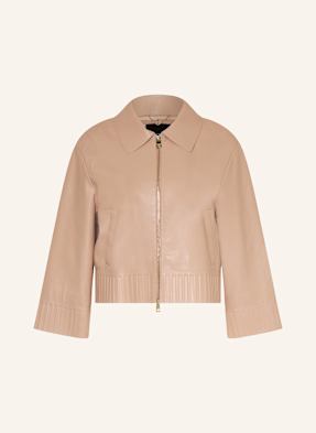 Marc Cain Lederjacke beige