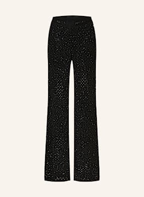 Marc Cain Úpletové Kalhoty Welkom S Flitry 900 black