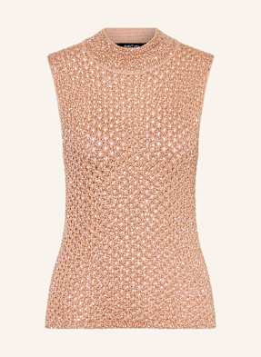 Marc Cain Stricktop Mit Pailletten rosa