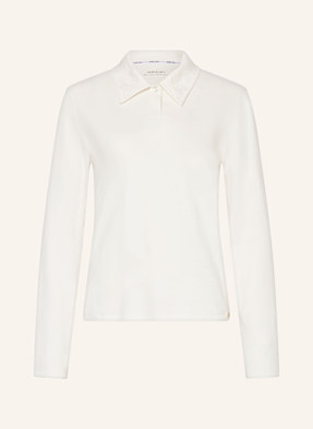 Marc Cain Jersey-Poloshirt weiss