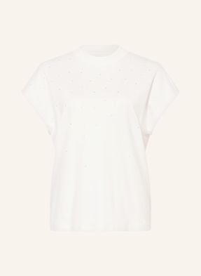 Marc Cain T-Shirt Mit Schmucksteinen weiss