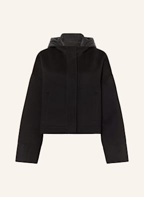 Marc Cain Bunda Ze Směsi Materiálů 900 black