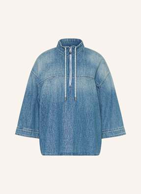 Marc Cain Džínová Košile S 3/4 Rukávy 353 blue denim