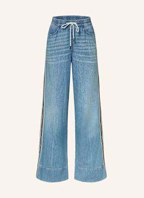 Marc Cain Džíny Welkom S Galonovými Pruhy 353 blue denim