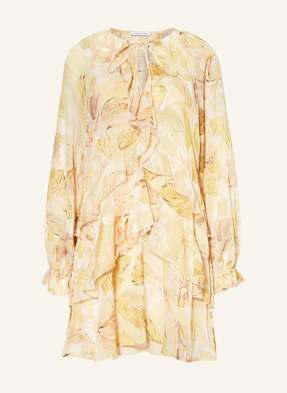 Mrs & Hugs Kleid Mit Volants gelb
