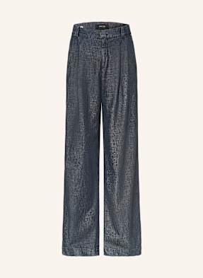 Marc Cain Wide Leg Džíny Wichita S Třpytivou Přízí 354 vintage
