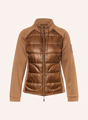 Monari Steppjacke Im Materialmix braun