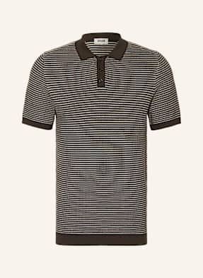 Drykorn Strick-Poloshirt Triton Regular Fit braun