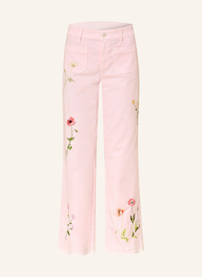 Cambio Flared Jeans Tess rosa