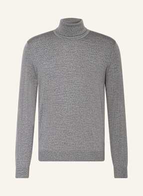 Olymp Rollkragenpullover silber
