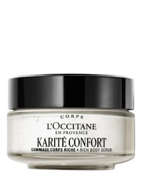 L'occitane Karité Confort Shea Bohatý tělový peeling 200 ml