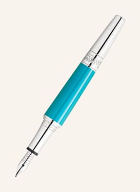 Montblanc Plnicí Pero Muses Maria Callas Special Edition tyrkysová / stříbrná