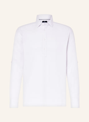 Strokesman's Hemd Regular Fit Mit Leinen weiss
