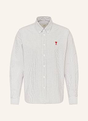 Ami Paris Košile Oxford Regular Fit černá / bílá
