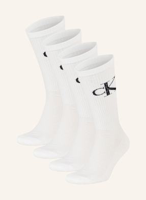 Calvin Klein 4er-Pack Socken weiss