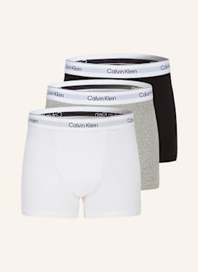 Calvin Klein 3er-Pack Boxershorts Icon Cotton Relaxed Fit grau