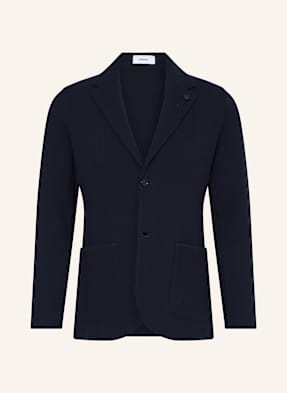 Lardini Úpletové Sako Slim Fit tmavě modrá