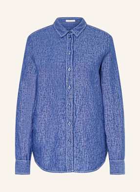 Lilienfels Hemdbluse Aus Leinen blau
