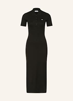 Lacoste Polokleid schwarz