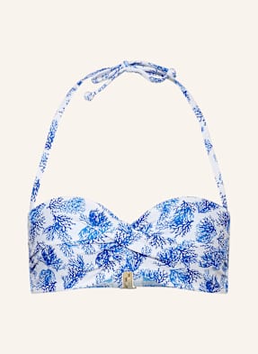 Darling Harbour Bandeau-Bikini-Top weiss