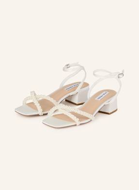 Steve Madden Sandály Gabby S Ozdobnými Kamínky bílá
