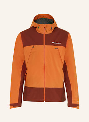 Columbia Hardshell Bunda Boulder Falls™ oranžová / hnědá