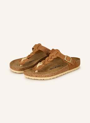 Birkenstock Žabky Gizeh Braided Leoi koňaková