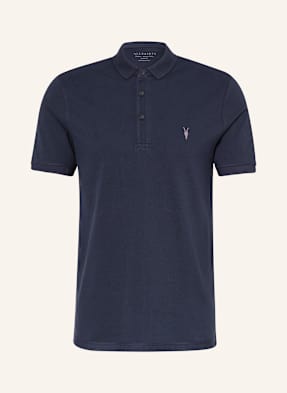 Allsaints Piqué-Poloshirt Reform Slim Fit blau