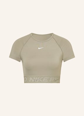 Nike Cropped-Shirt Nike Pro gruen