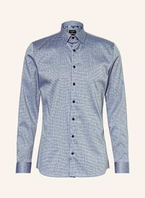 Olymp Košile No. Six Super Slim Fit modrá / tmavě modrá