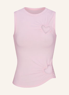 Skims Pohodlný Domácí Top Cotton Jersey cherry blossom